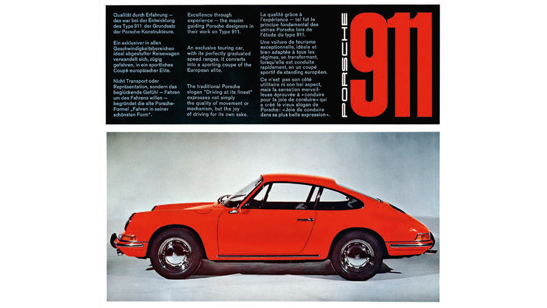 Even than, the text pitches the 911 as the perfect touring car