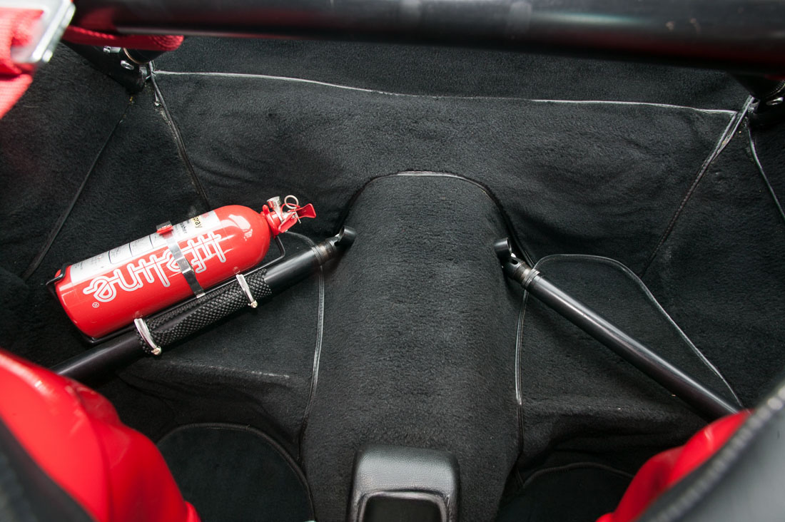 Euro RS interior, lightweight and no rear seats