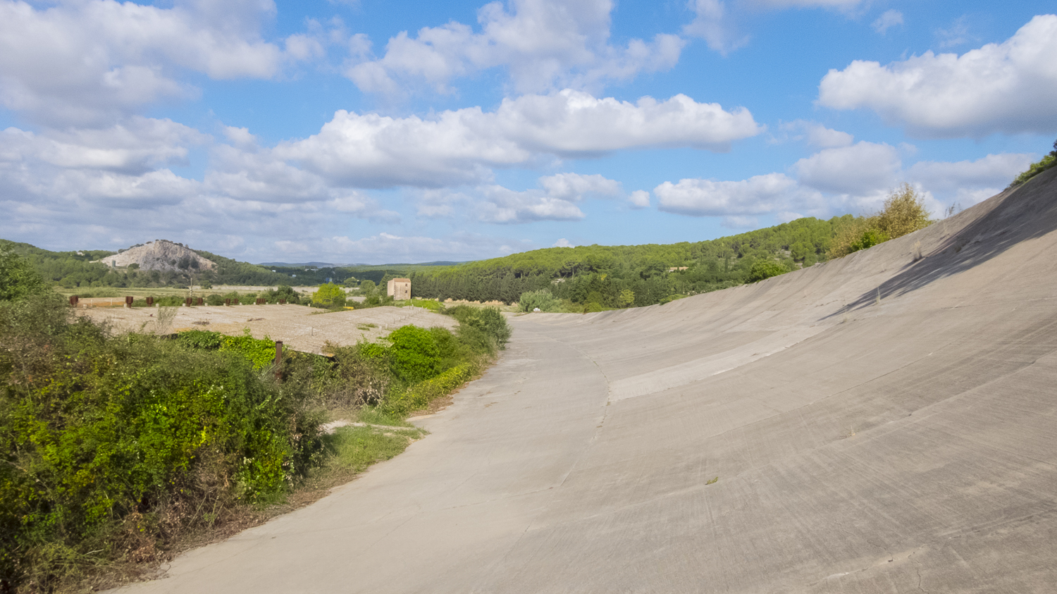 Still totally intact, the circuit runs to 2 km in length