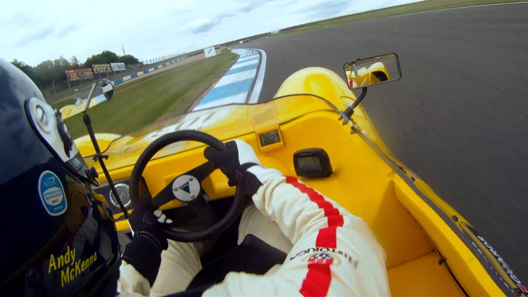 Elva Lotus Twin Cam, On Board, Donington Park 2015 with Andy McKenna