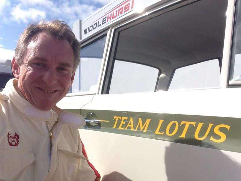 Driver coach and Clark fan Andy McKenna