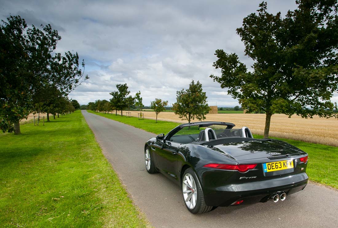 Jaguar F Type Review rear view