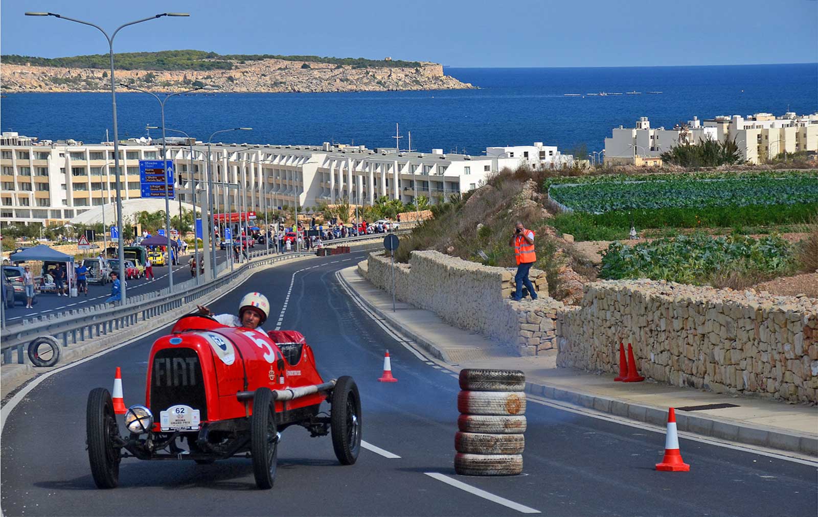Ermes Formilan’s 1922 Fiat 501 entertained all weekend and was very fast on the hill 