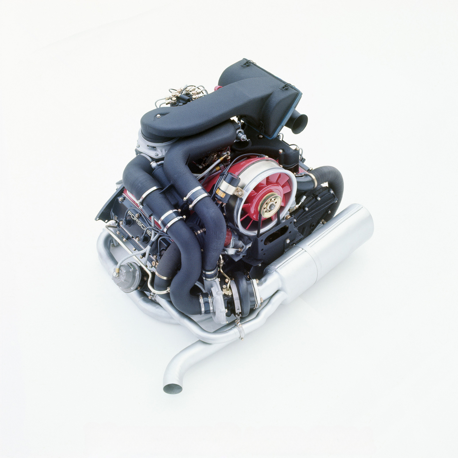 The unmistakeable original 930 Turbo engine