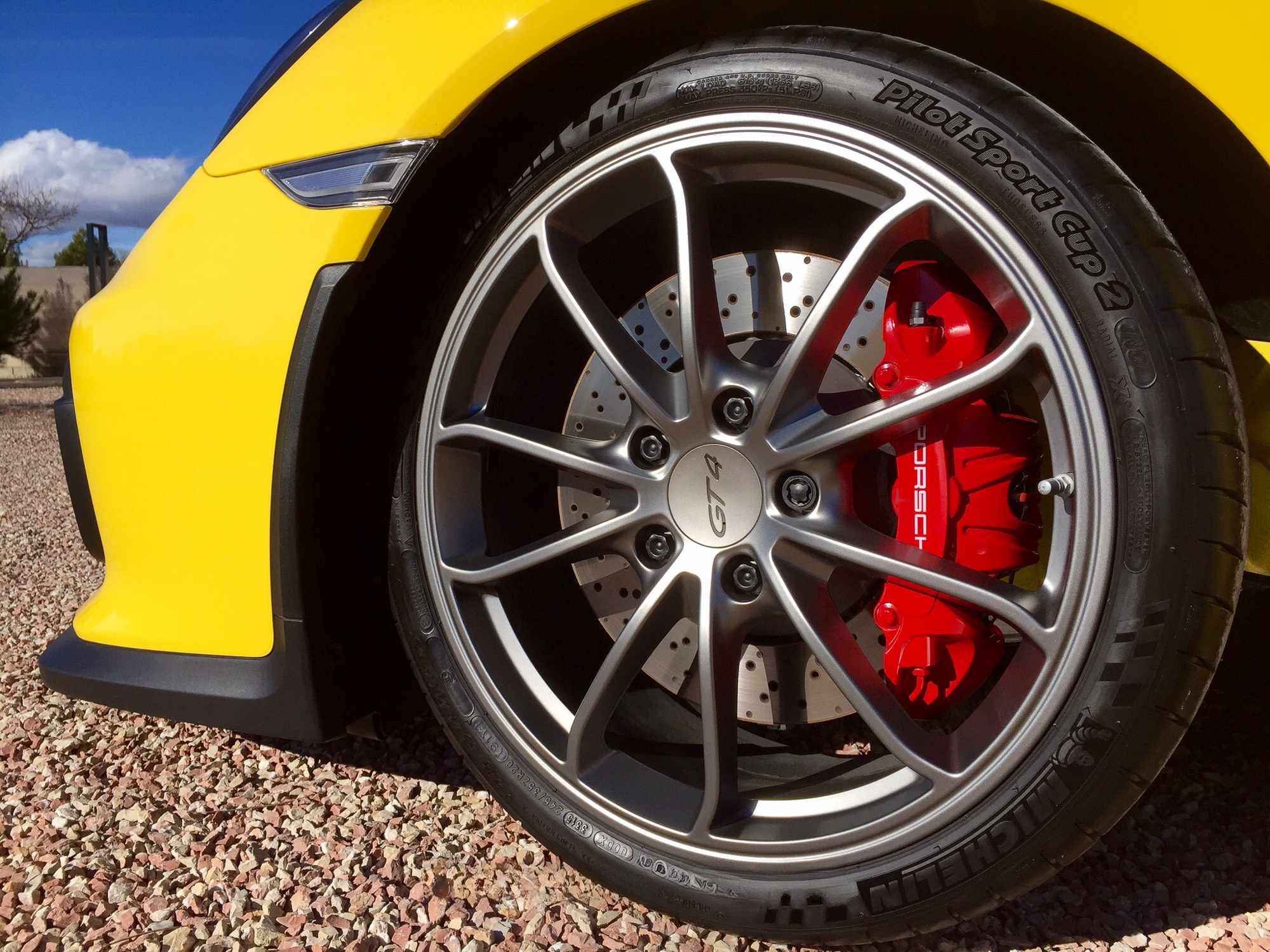 mike went for the steel brakes option