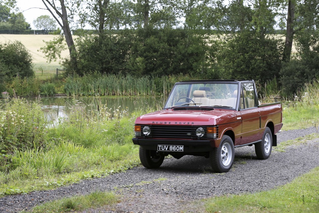 Convertible Range Rover For Sale. Steed’s Bowler or Surfer Shorts?
