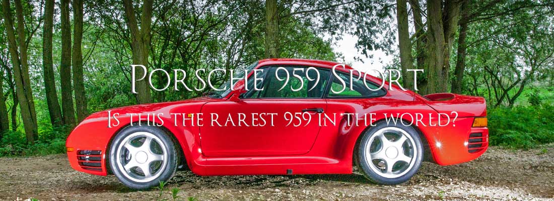 Is This The World’s Rarest Porsche 959?