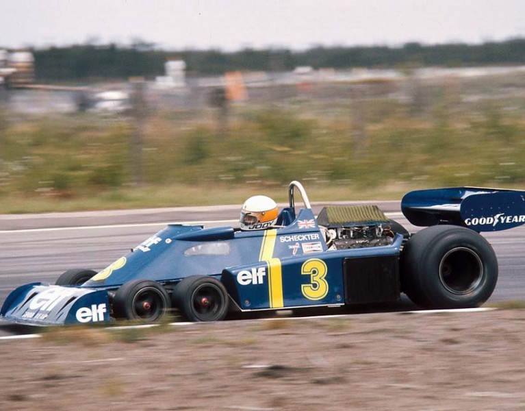 Scheckter and the Six Wheel Tyrrell Back Together